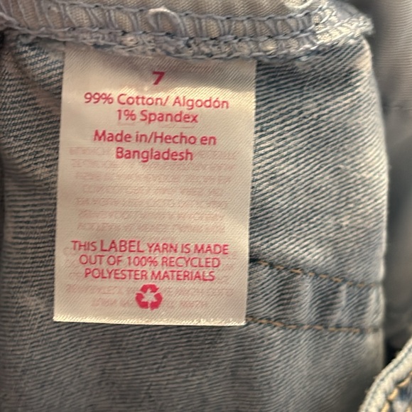 No Boundaries denim skort size 7 - Picture 6 of 6